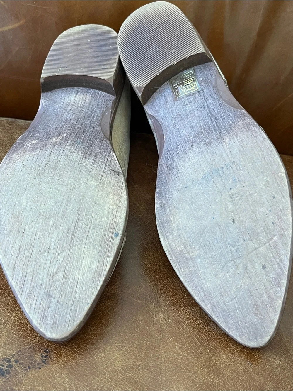 Free People natural leather